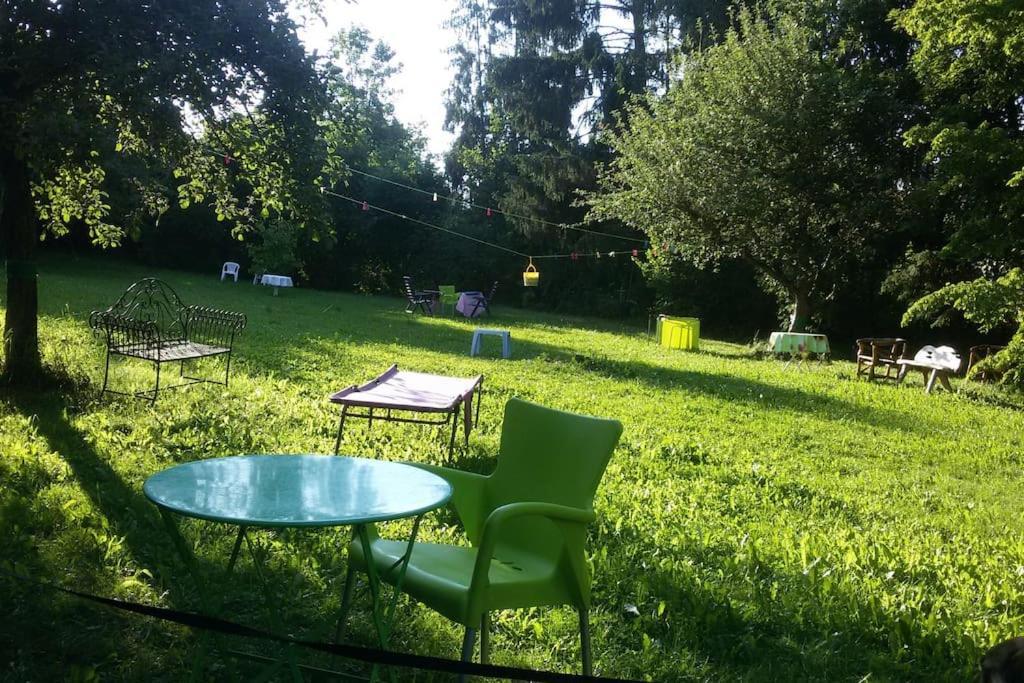 Apartment 4 Km Zu A7 Und A71, Idylle Am Bach, Grosser Garten Euerbach